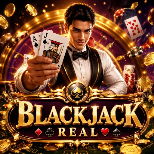 Mesa de Blackjack Clássico com cartas
