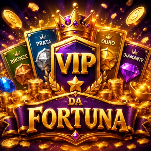 Cinco níveis do Clube VIP em degradê dourado, do Bronze ao Diamante